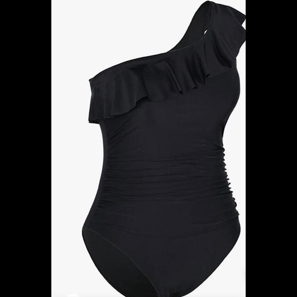 Hilor Women's One Piece Swimsuits One Shoulder Size 10 - Picture 4 of 5